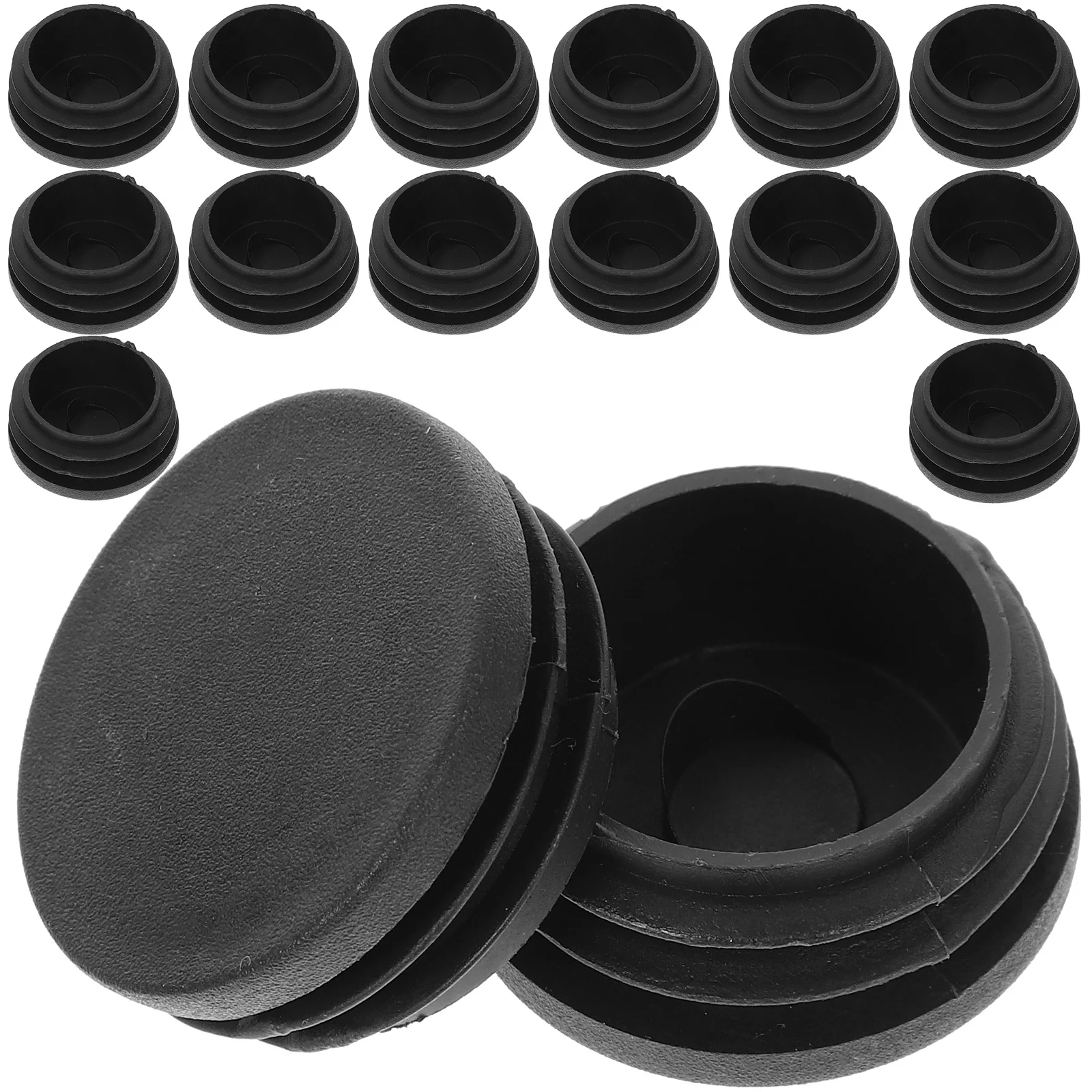 

16 Pcs Furniture Accessory Plastic Plugs Covers Floor Chair Leg Protectors for Hardwood Floors Protection Tubing Caps Feet