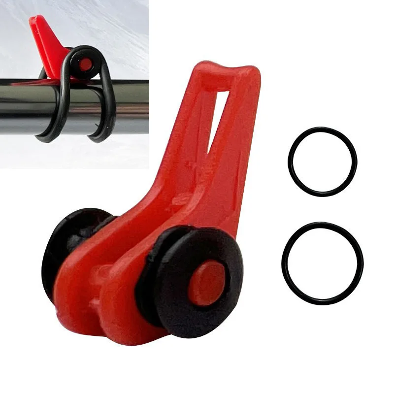 10 sets porte-leurres clips pour canne à pêche support hameçons et cuillers accessoires pêche