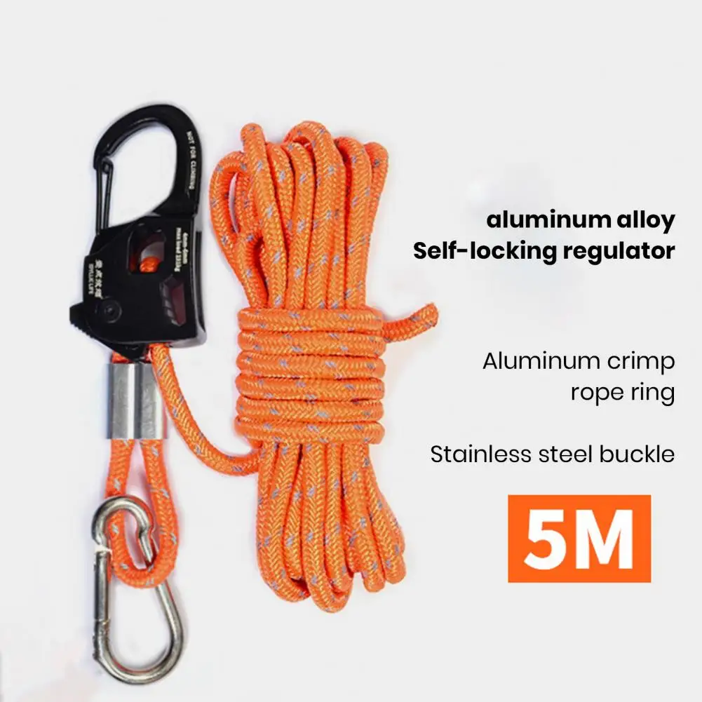 Tent rope tightener mini camping rope tensioner aluminum alloy tent rope tensioner adjustable tension tool portable tent canopy cord adjuster