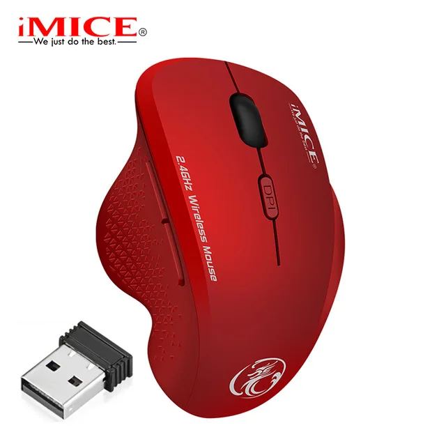 2.4G Wireless Mouse Computer Mouse Ergonomic Mouse Gaming 1600 DPI USB Optical Mause Gamer Pc Mice Wirelesss For Computer Laptop 