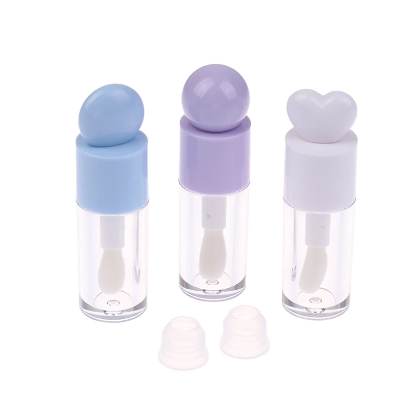 4ml Matte Lip Gloss Tube with Large Brush