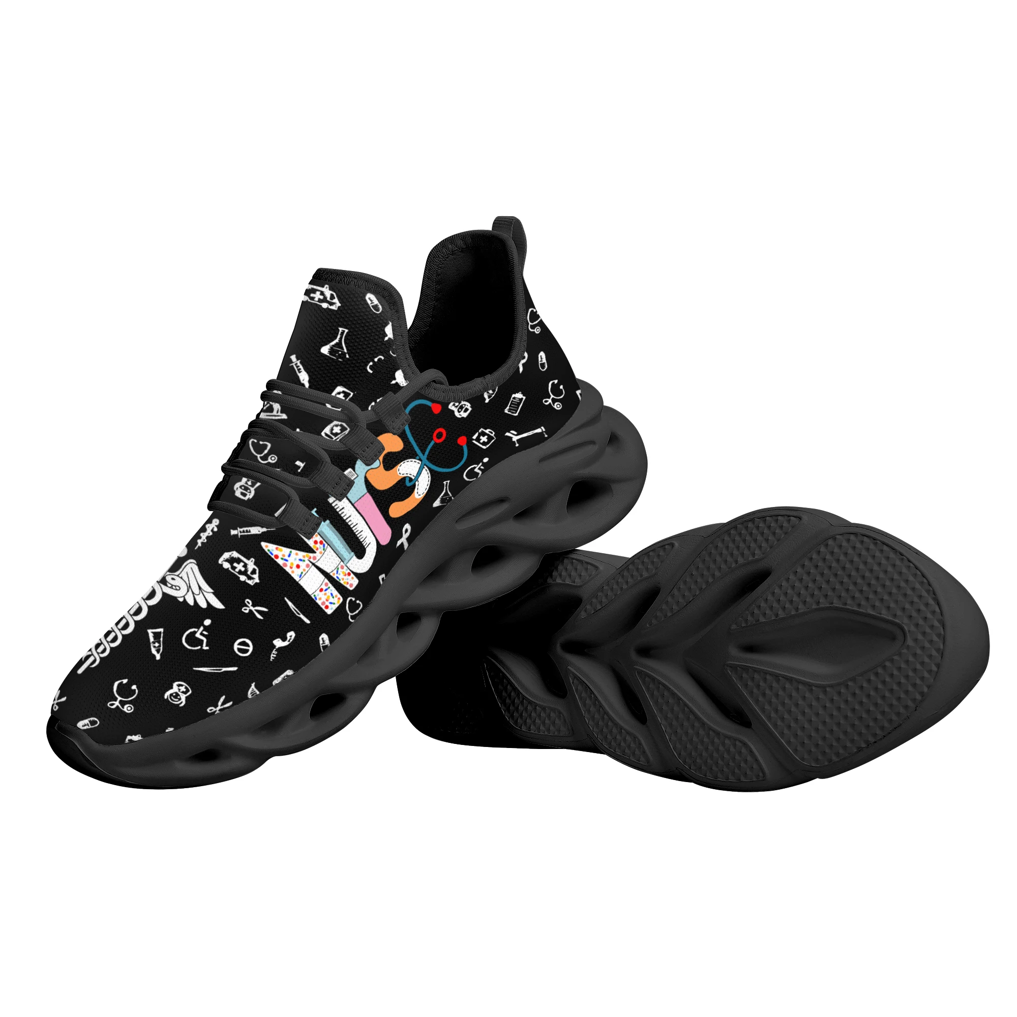 Fashion Lace Up Women Comfortable Platform Sneakers Doctor Hospital Surgical Equipment Brand Design Running Shoes Jogging Shoes