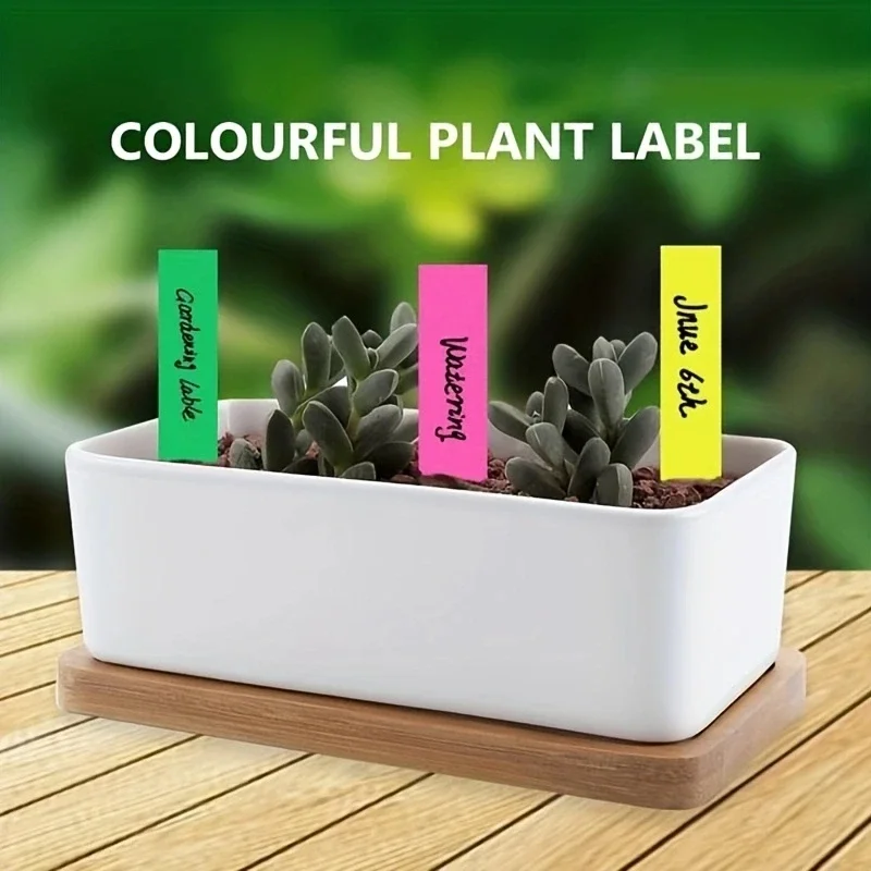 Description Picture 5 of item100pcs Garden Plant Labels Plant Accessories Flower Pots Plastic Plant Tags Nursery Markers Label Tray Mark DIY Tool