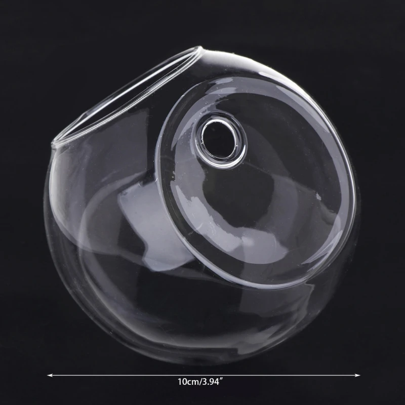 Glass Flower Planter Vase Home Garden Ball Decor Wall Hang Terrarium Container 5