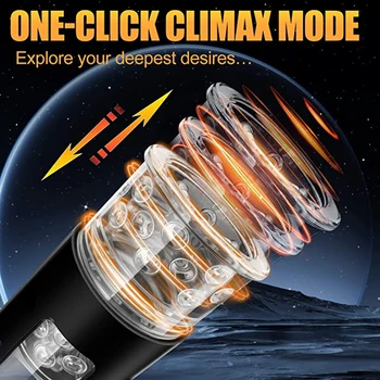 Male Automatic Telescopic Rotation Masturbator Vacuum Electric Vibration Blowjob Maturbation Cup Adult Sex Toys For Men