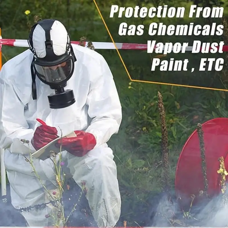 MF14 gas mask full face chemical respirator 40mm filter self-priming anti nuclear pollution radiation protective mask