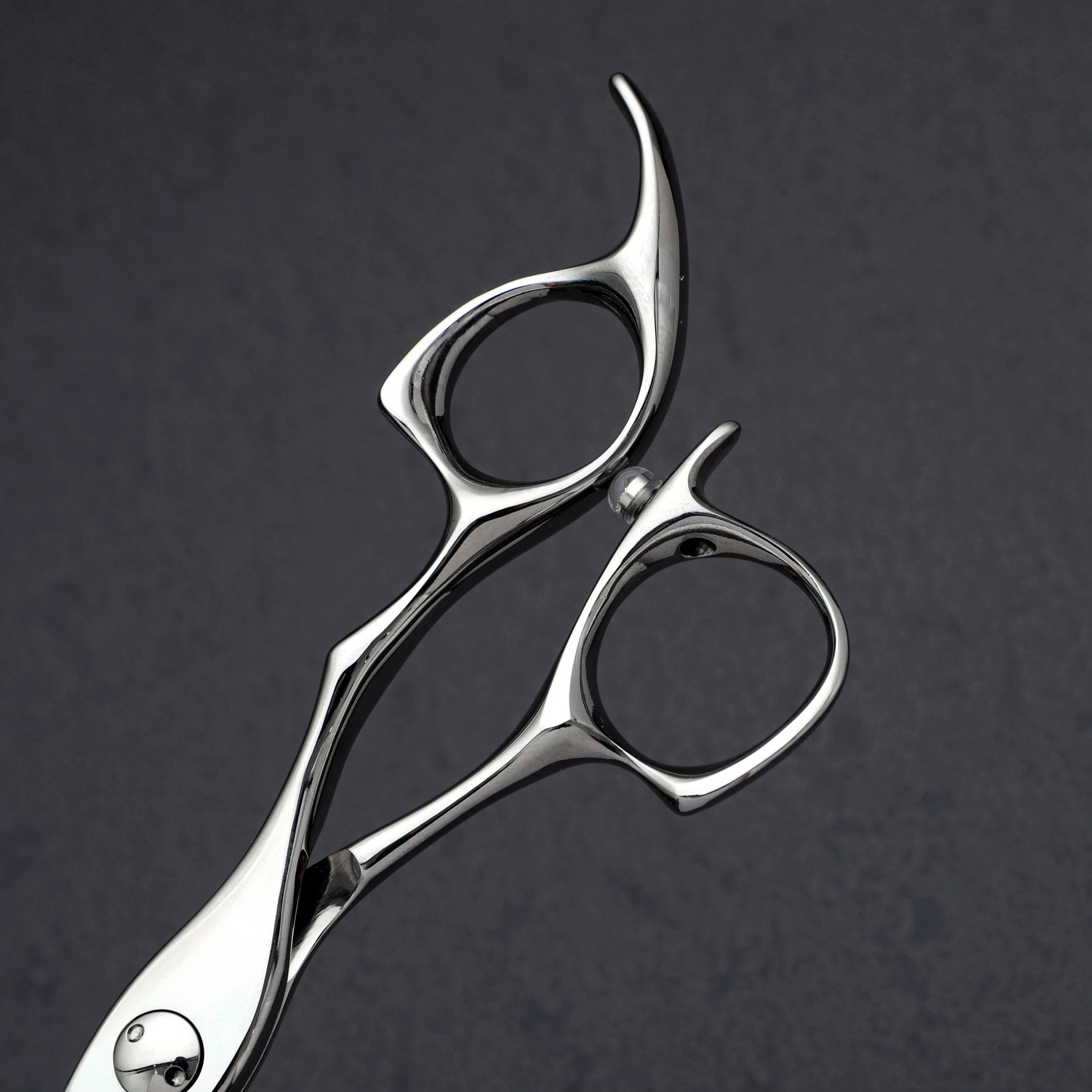 Professional 5.5-6.0 inches Serrated Blade Hair Scissors Set Japan 440c steel Barbershop Hair Cutting Tools hair scissors