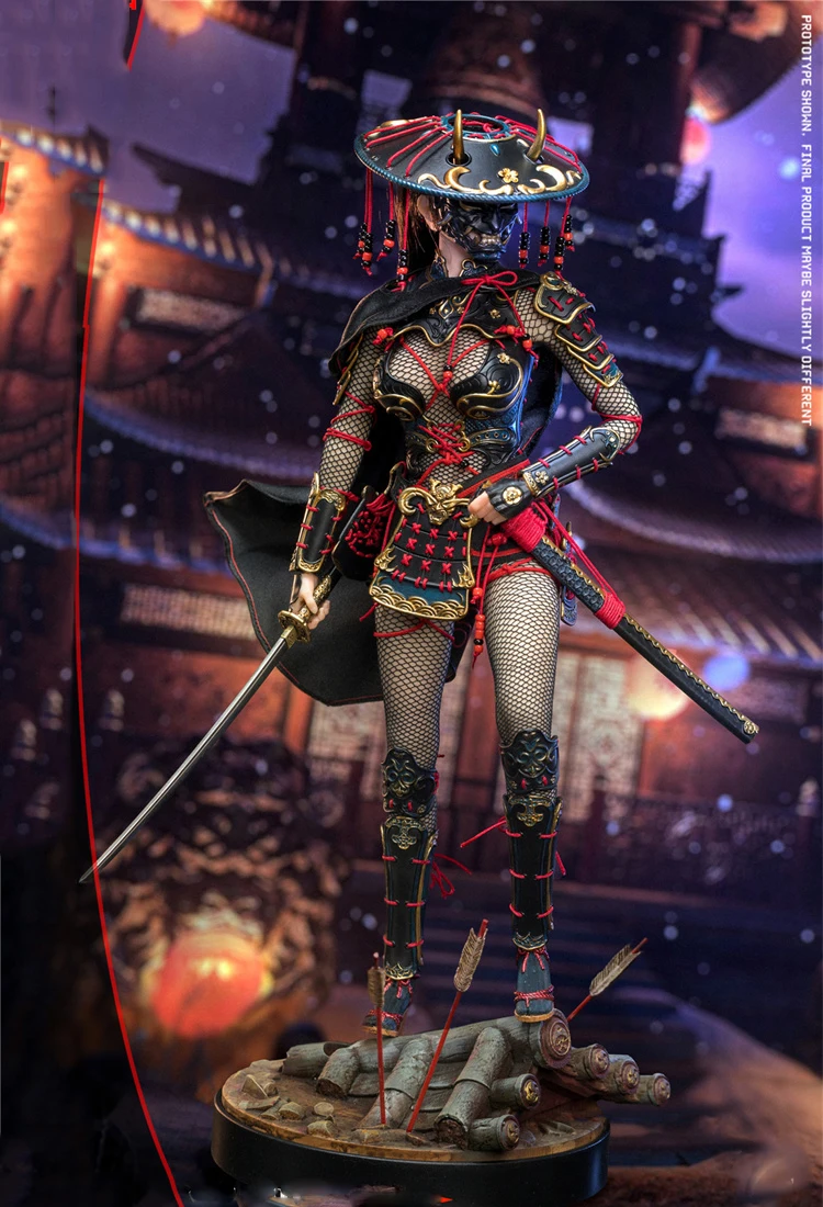 

KYStudio KY2022-01 1/6 Soldier Japanese Warring Samurai Girl Model Full Set 12'' Action Figure Toy In Stock