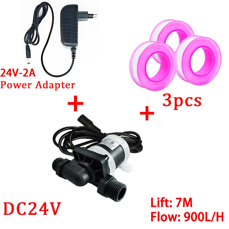 Multifunctional Brushless DC Water Pump with Booster and Circulation Features