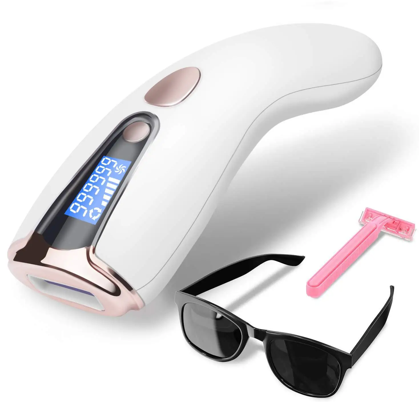 

IPL Hair Removal for Women and Men at-Home,Upgrade to 999,000 Flashes Permanent Hair Removal,Painless Hair Remover Device