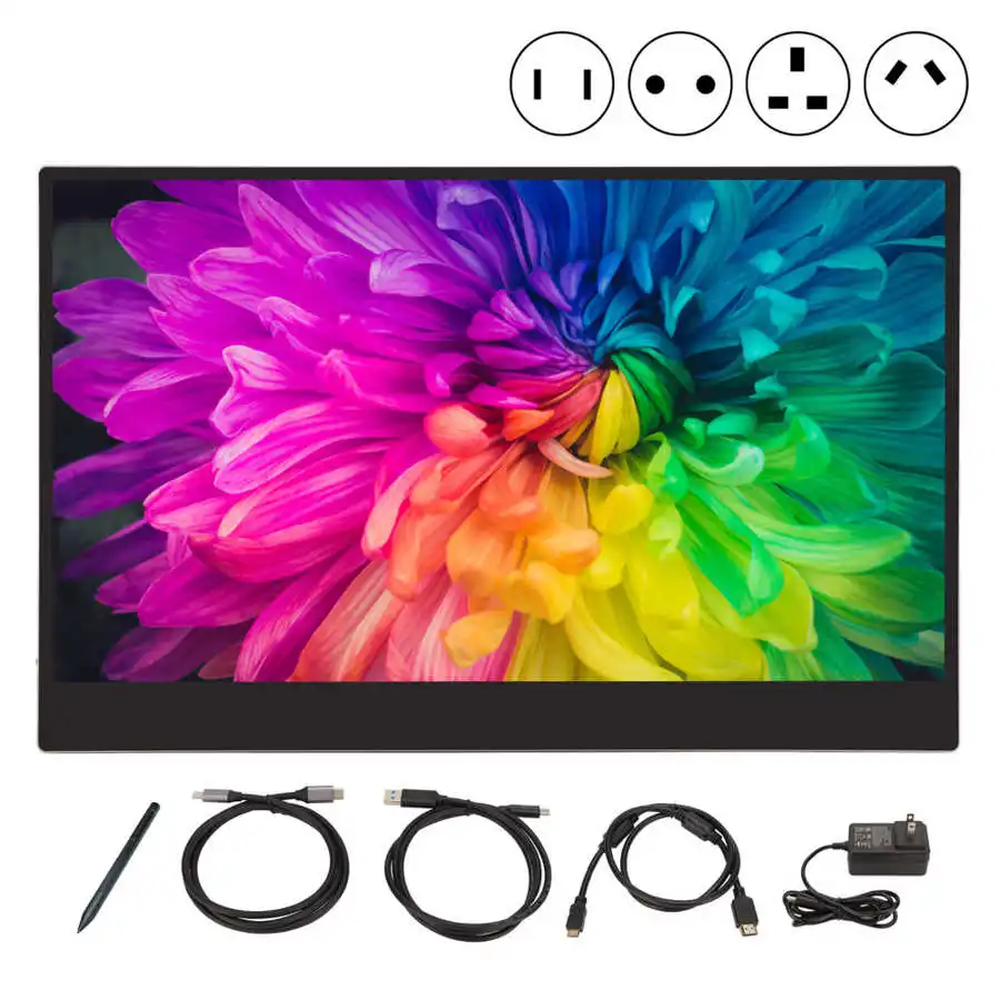 ޴  4K Ʈ HD  ġ ũ ÷, 4096 ܰ з  ŸϷ, 15.6 ġ