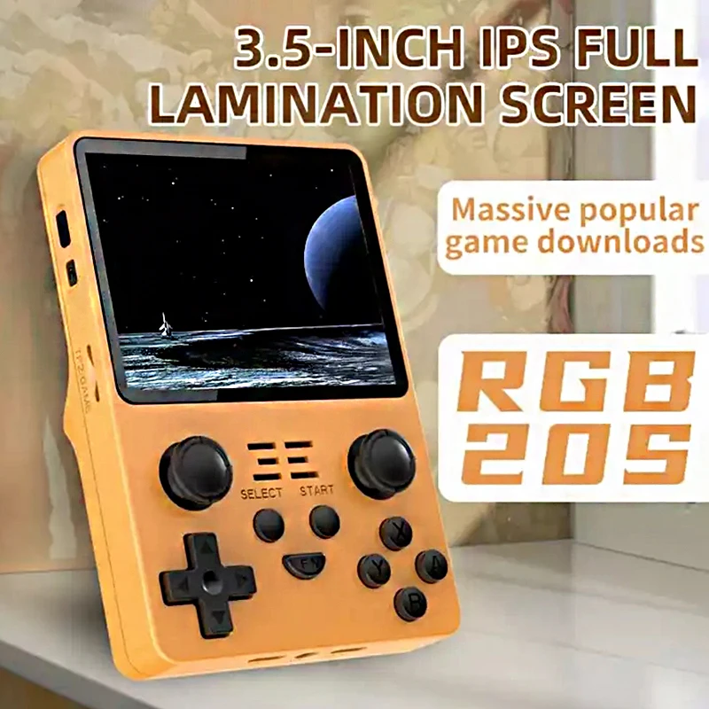 Powkiddy Rgb20s Handheld Game Console Retro Game Player Open Source System  Built-in 15000+ Games 3.5” Ips Screen 3500mah Battery - Handheld Game  Players - AliExpress