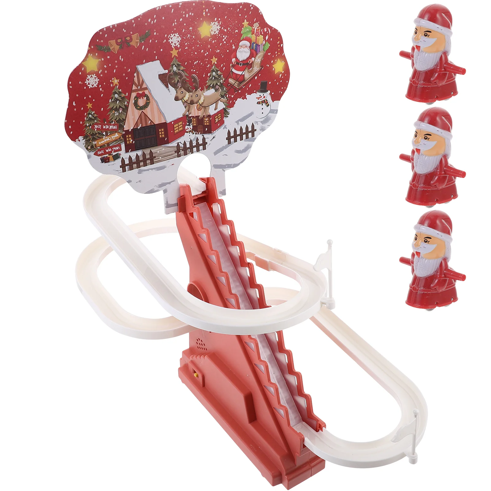 

Music Toddler Kids Slide Electronic Components Christmas Stairs Climbing Race Track