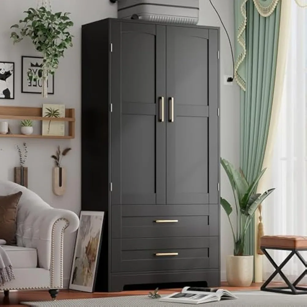 Wooden Armoire Wardrobe Closet 3