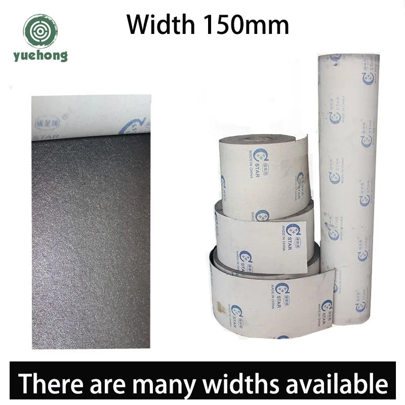 150mmX1MGraphiteFabricCarbongraphiteClothSanderLubricationTape