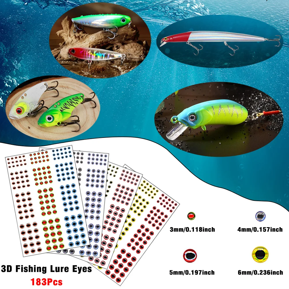 160pcs Holographic Silver Adhesive Fish Eyes - 6mm Flat Back, For Fly Tying  & Lure Making Fly Tying Silver Eyes