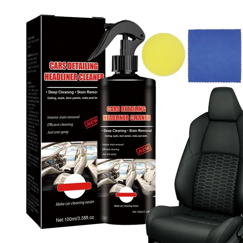 

Car Detailing Interior Cleaner Protective Consequence Effective Car Interior Cleaner with Sponge and To Multiple Applications