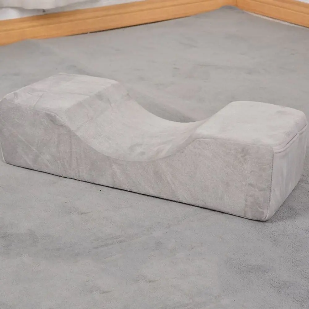 U Shape Design Eyelash Extension Pillow with Pocket Professional Grade Grafting Lash Head Cushion Comfortable Detachable Cover