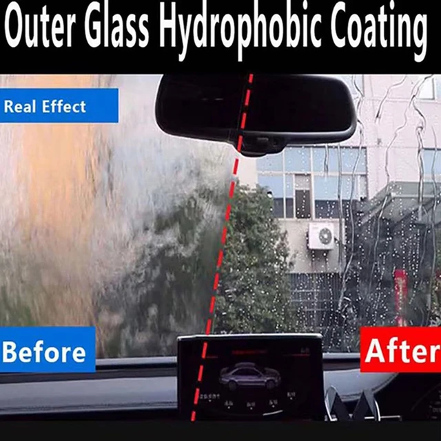 Car Glass Hydrophobic Anti-rain Liquid Windshield Mirror Mask Water  Repellent Spray Anti Rain Coating For Auto Chemical HGKJ S2 - AliExpress