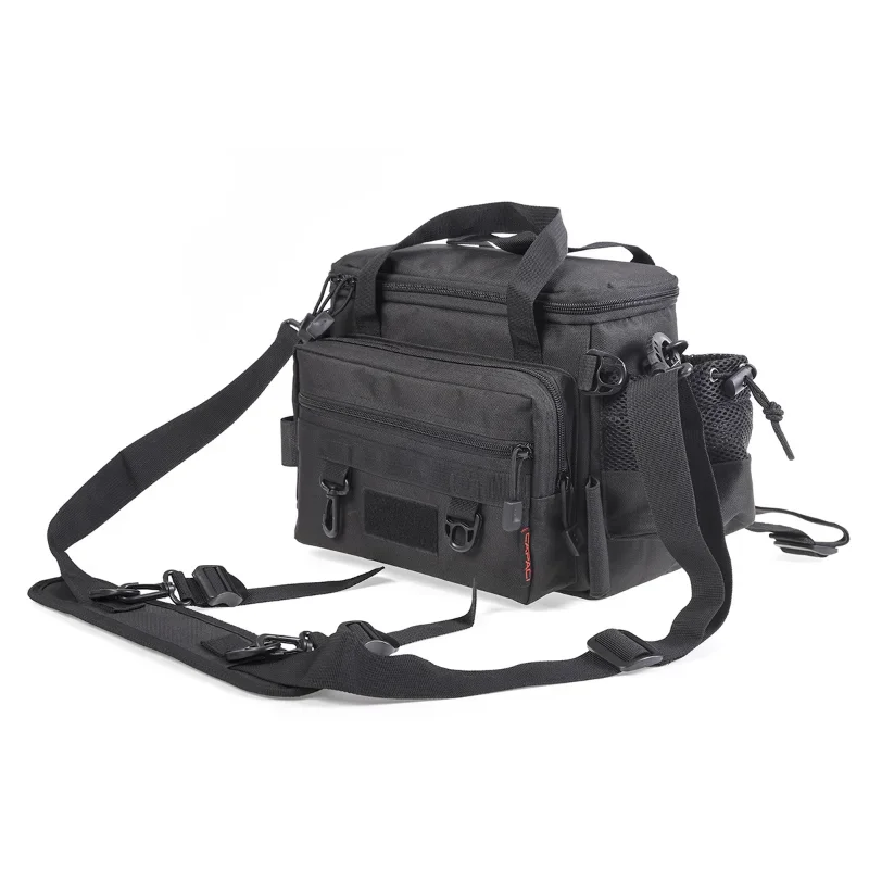 

Multifunctional Fishing Tackle Bags Fishing Lures Storage Bag Shoulder Bag Outdoor Hiking Cycling Waist Pack with Bottle Pouch