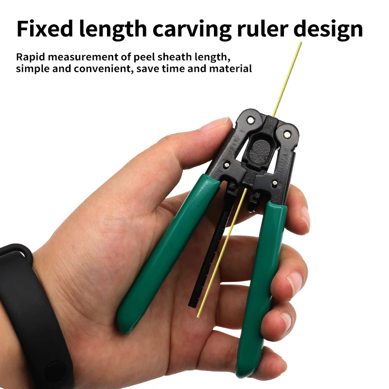 FTTH cold tool fiber Clauss two function flex wire stripper Combination set Three Port Fiber Optical Stripper Pliers