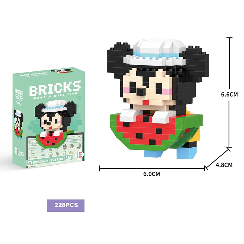 thumbnail image 1 of Bloques de construcción de Mario Bros, personajes de juegos de anime, Luigi Pikachu, modelo ensamblado, bloques de construcción, muñecas, juguetes, regalos de cumpleaños para niños, 1 of 5