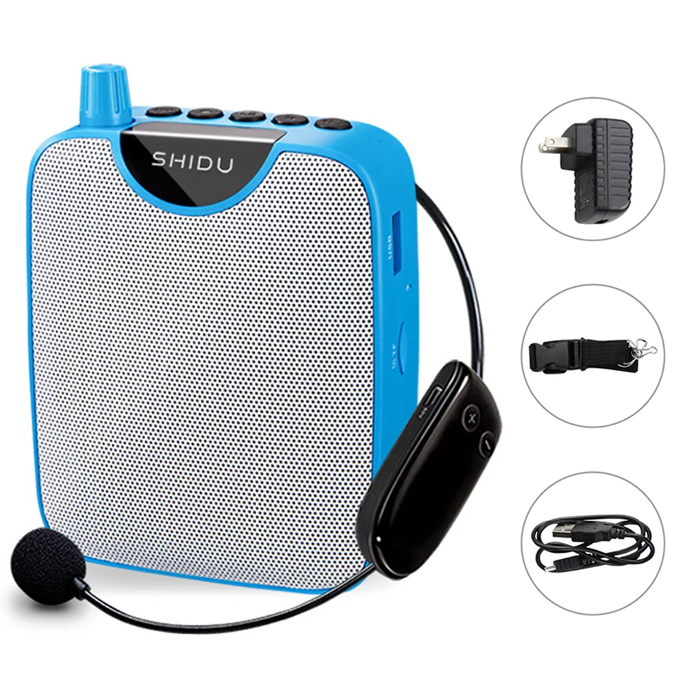 SHIDU – amplificateur de voix Portable 10W, sans fil/filaire