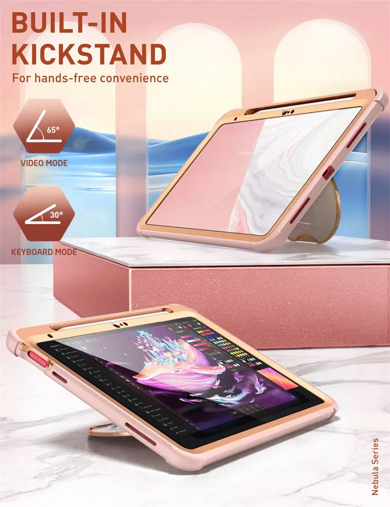 para ipad cosmo corpo inteiro capa protetora para ipad gen com protetor de tela titular lápis