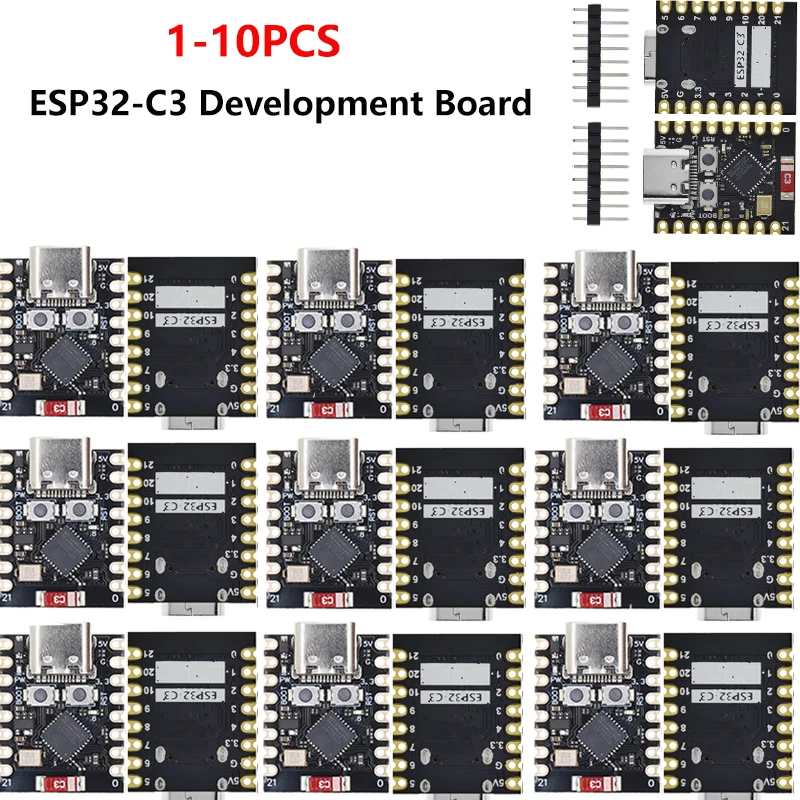 ESP32-C3 บอร์ดพัฒนา IoT ขนาดเล็ก ประสิทธิภาพสูง