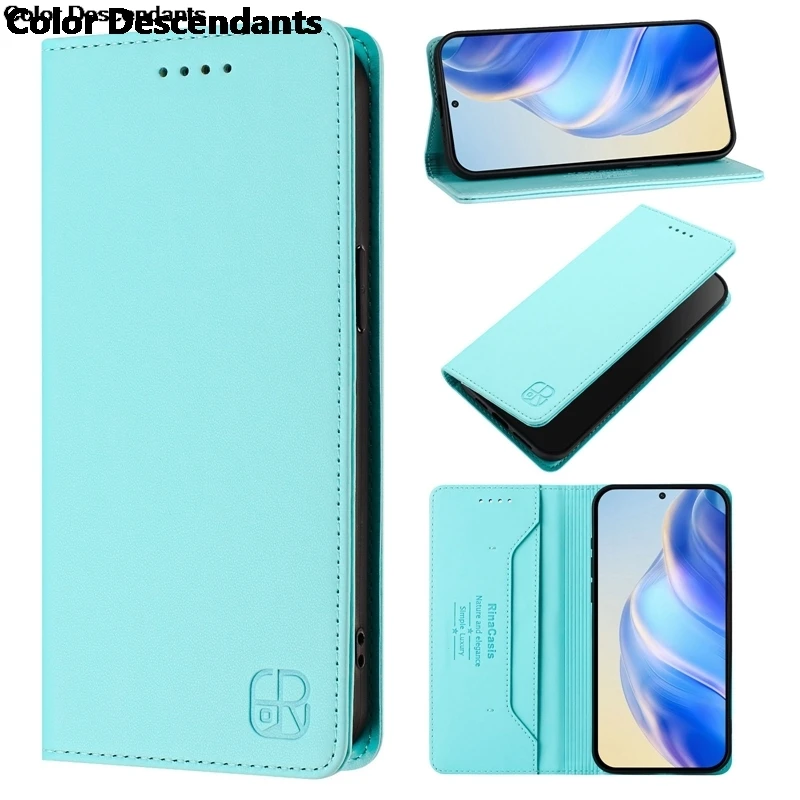 Luxury Leather Magnetic Wallet Case - Enhanced Protection
