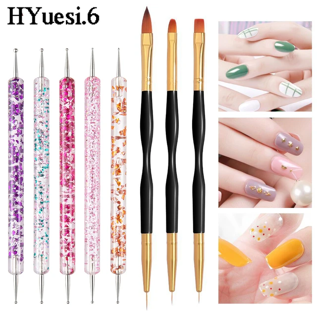 1pcs French Stripe Nail Art Liner Brush Painting Pen Tools Acrylic UV Gel  Drawing Brush For Manicure Professional Salon Design - AliExpress