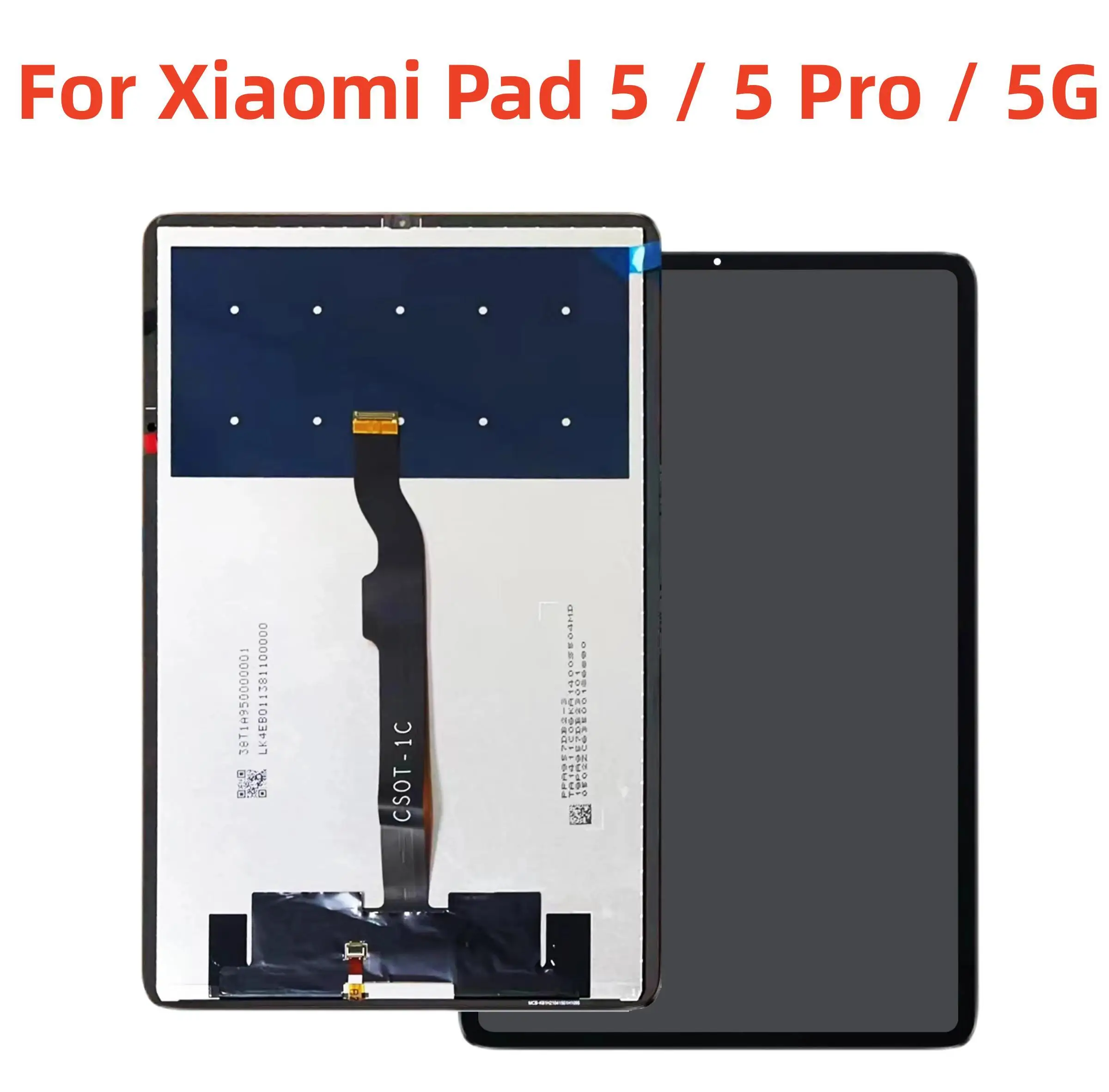 Display Lcd Originale Per Xiaomi Pad 5 / Pad 5 Pro / 5G Per Xiaomi Mi Pad 5 Display Lcd Matrix Con Digitalizzatore Touch Screen