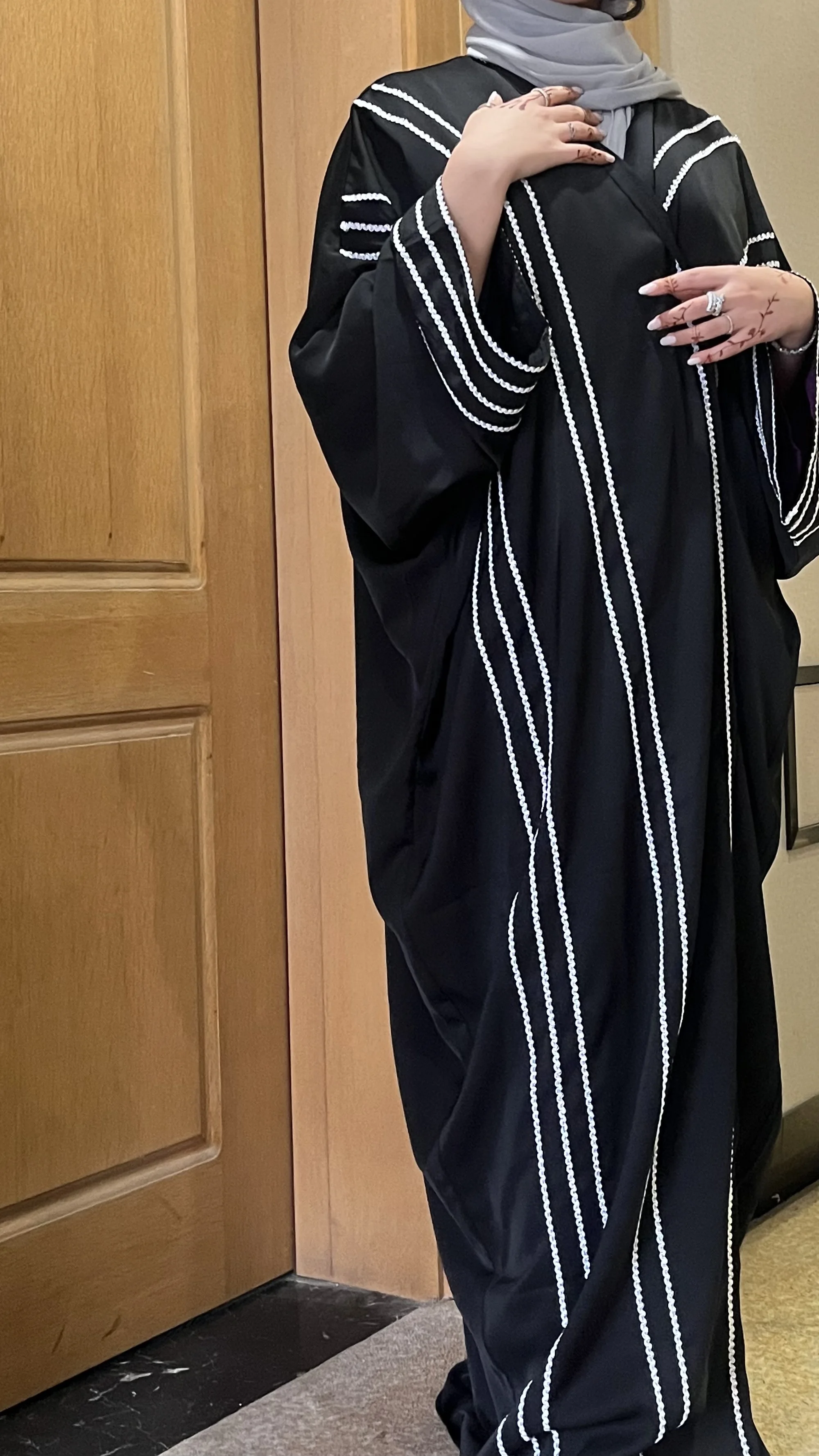Elgent Donne Musulmane Dubai Muslimah Niqab Ricamo Khimar Burqa Medio Oriente Jubah Abiti Abaya Con Hijab Morrocan Caftano