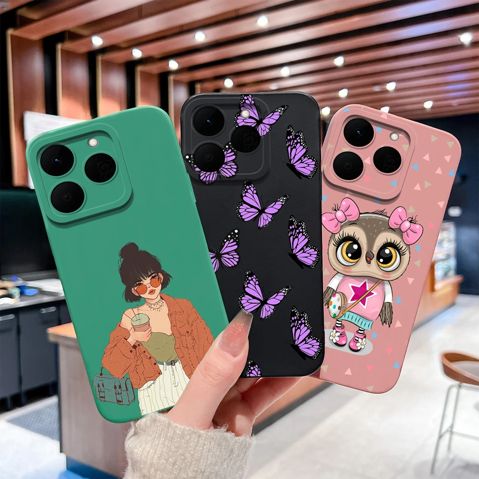 Stylish Shockproof Liquid Silicone Phone Case with Unique Patterns