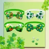 10Pcs ST Patrick's day Pet Supplies Dog Bowtie Pet Dog Cat Bow Tie Neckties White Green Dog Bows Pet Bowties Dogs Supplies 6