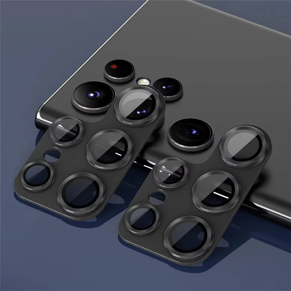 Metal Camera Lens Protective Glass Screen Protector Film
