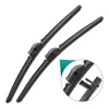Silicone & rubber  Front Wiper Blades Set For Mercedes Benz C Class W204 2009 - 2012 Windshield Windscreen Window Brush 24"+24" 2