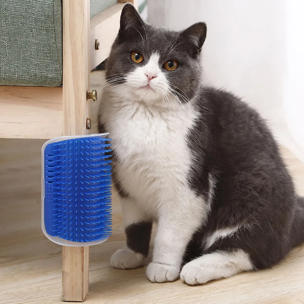 Title 3, Pet Cat Brush Massage Device Hair Removal Comb ...