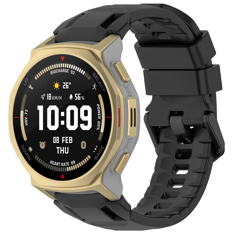 Amazfit T-REX 3 Pro 44mm 48mm 스마트 워치용 공식 실리콘 스트랩 T-Rex3/T-REX3Pro 액세서리용 스포츠 손목 밴드 팔찌