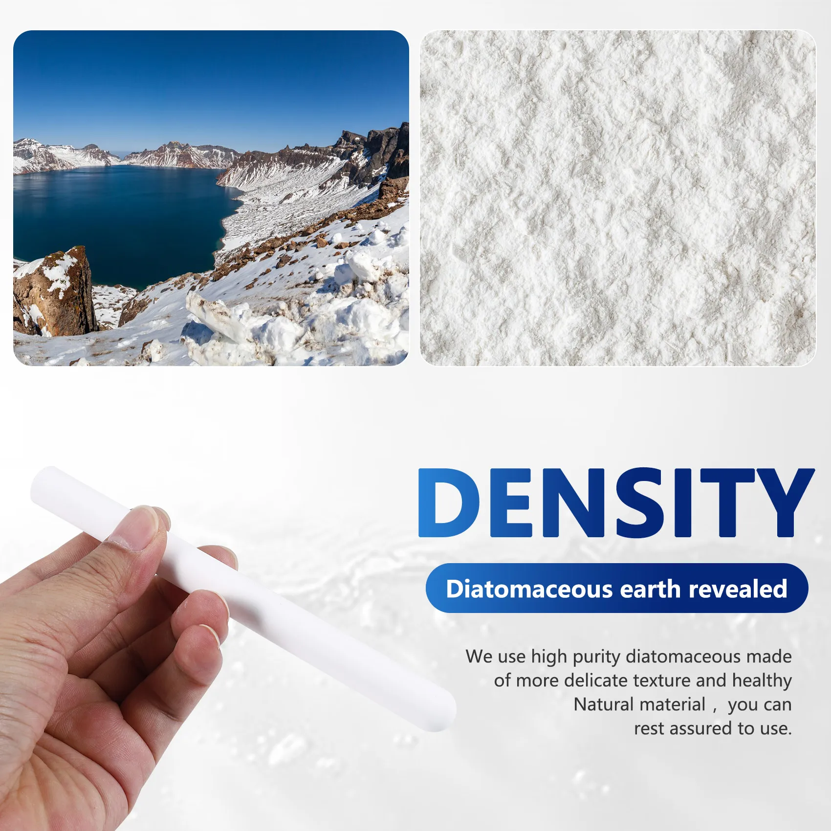 8 Pcs Diatomite Moisture Absorbing Stick Water Absorption Rod Drying Stick Diatomaceous Earth Desiccant for Laundry Home diatomite moisture absorbing stick