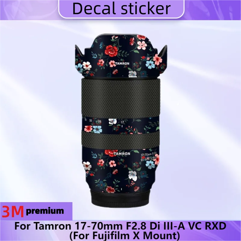 Per Tamron 17-70Mm F2.8 Di Iii-A Vc Rxd Per Fujifilm X Mount Lens Sticker Decalcomania Protettiva Antigraffio Per La Pelle B070