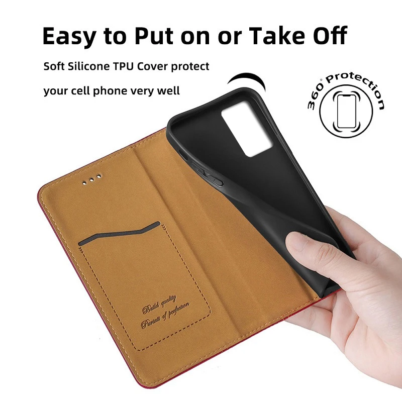 S. Dawezo Cover IPhone 12 PRO Max, Custodia Libro Pelle Flip Portafoglio Con Funzione Di Supporto Carte Portacellulare Magnetica Per IPhone 12 PRO Max– Nero - Foto 7