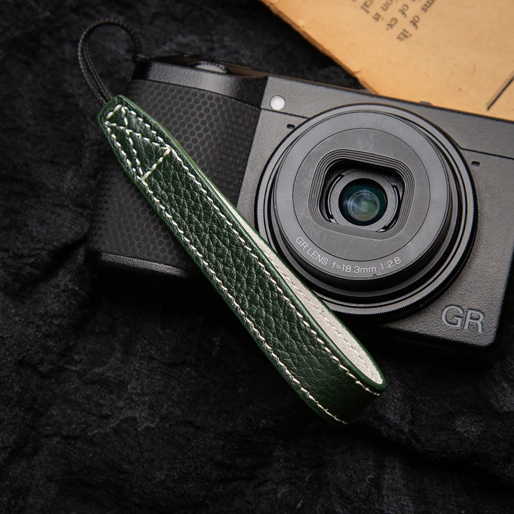 Premium Leather Camera Strap with Quick Release for DSLR & Mirrorless Cameras