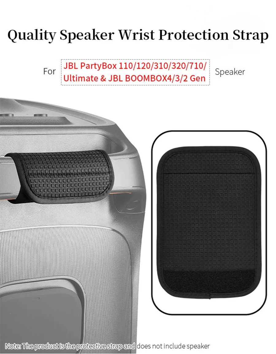 Wrist Protection Strap for JBL PartyBox 110 120 310 320 710 Ultimate Speaker Wrist Strap BOOMBOX4 3 2 Audio Handle Cover