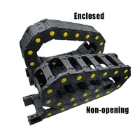 1M ความยาว 25X25/38/50/57/70/77/103 มม.ลากสายโซ่สําหรับเครื่องกัด CNC Router ป้องกันสายไฟ 5