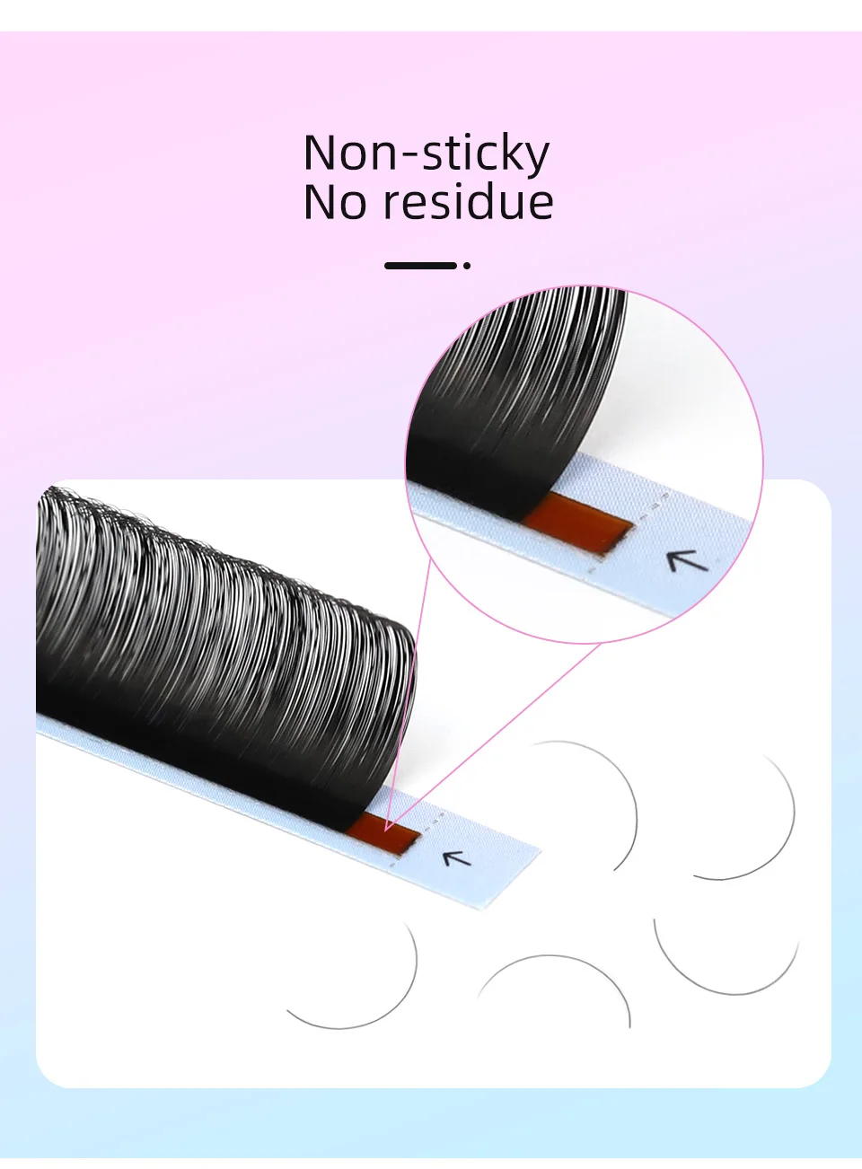 RUJADE Klassische individuelle Wimpernwimpern, künstlicher Nerz, falsche Wimpernverlängerung, alle Größen, 6–20 mm, weiche Wimpern, professionelle Make-up-Wimpern – Detail 12
