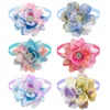 50PS Bulk Flower Bowties For Dogs Pets Cute Dianomd Small Dog Cat Bow Tie Collar Summer Dog Grooming Accessories For Small Dogs 2