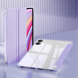 Enhanced Protective Tablet Case with Pen Holder and Trifold Acrylic Hard Back, 12.1 - Inch for Poco Pad (12.1 inch) (Purple)