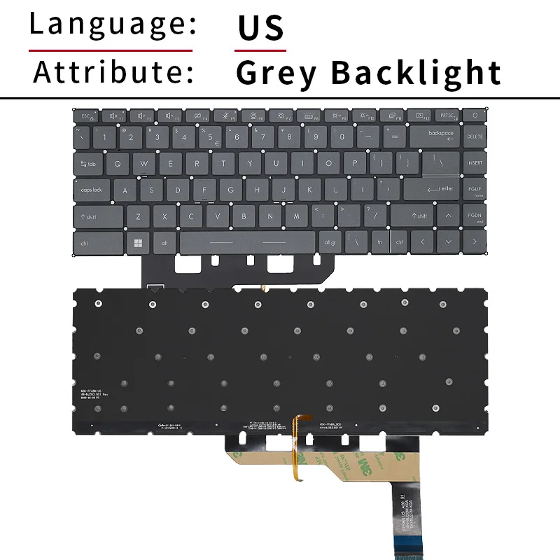 us russo teclado do portátil para msi raider stealth rgb backlight