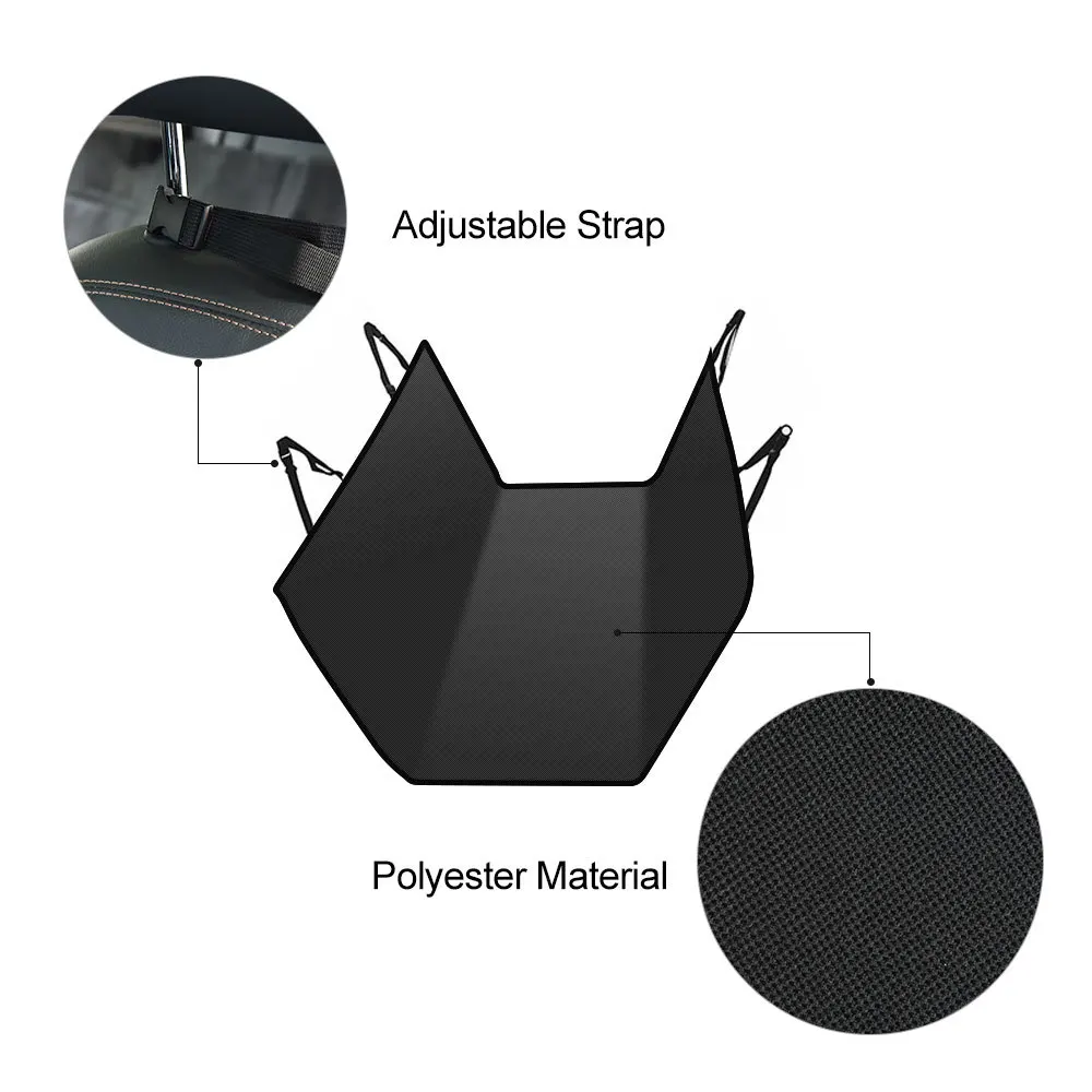 Car Seat Mat Pet Carrying Rear Seat Cover Waterproof Anti-Dirty Anti-Scratch Protector Mat Cat Dog Safety Travel Accessories pet accessories car seat cover dog seat cover pet supplies